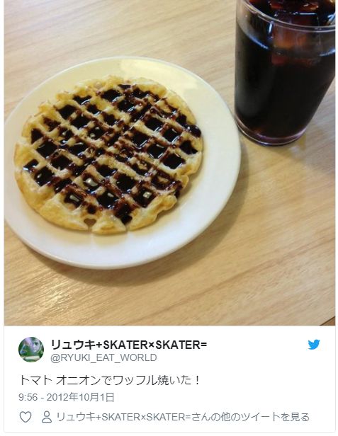 ワッフルの焼き方